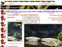 Tablet Screenshot of pepinieresmainil.be